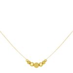 Collier or 18 carats boules dégradés