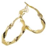 Créole or rondes torsadées large 2mm diam15