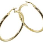 Créole or lisses rondes 2.5mm diam 30